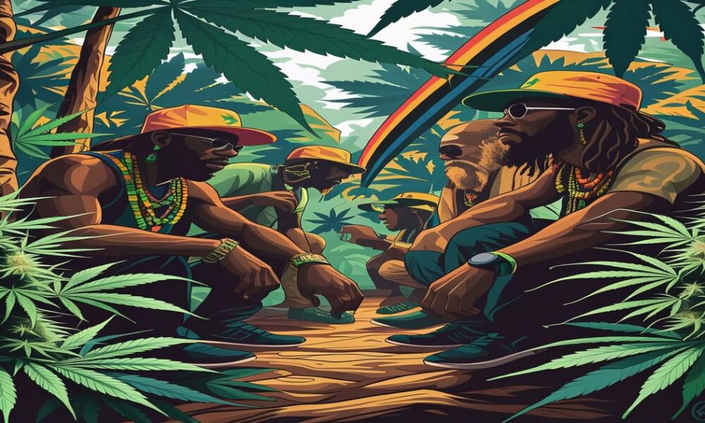AI-generated image to illustrate For Smoke a J's content.