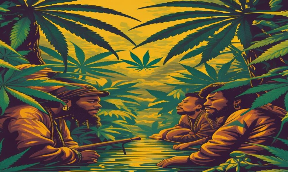 AI-generated image to illustrate For Smoke a J's content.