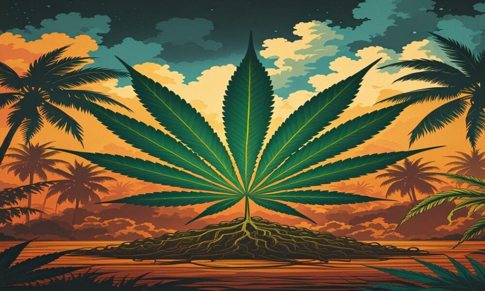 AI-generated image to illustrate For Smoke a J's content.