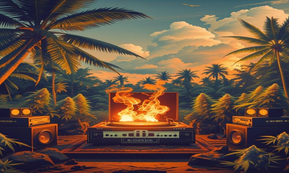 AI-generated image to illustrate For Smoke a J's content.