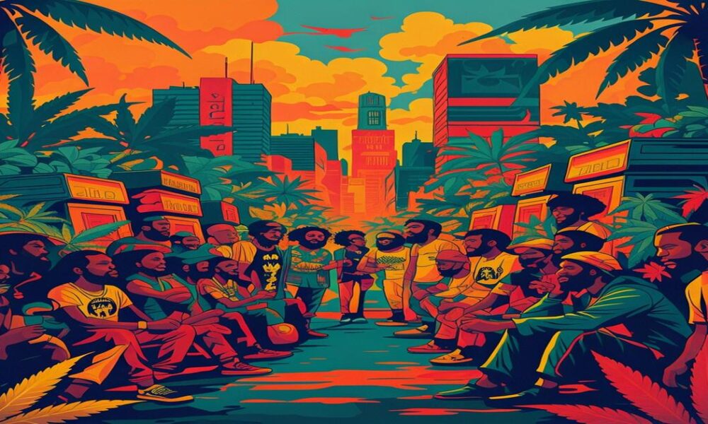 AI-generated image to illustrate For Smoke a J's content.
