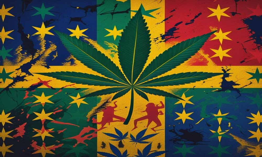 AI-generated image to illustrate For Smoke a J's content.