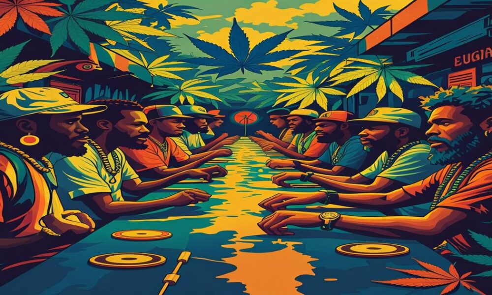 AI-generated image to illustrate For Smoke a J's content.