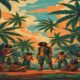 AI-generated image to illustrate For Smoke a J's content.