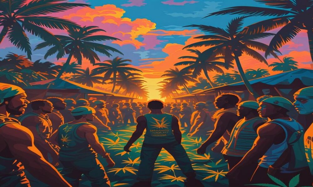 AI-generated image to illustrate For Smoke a J's content.