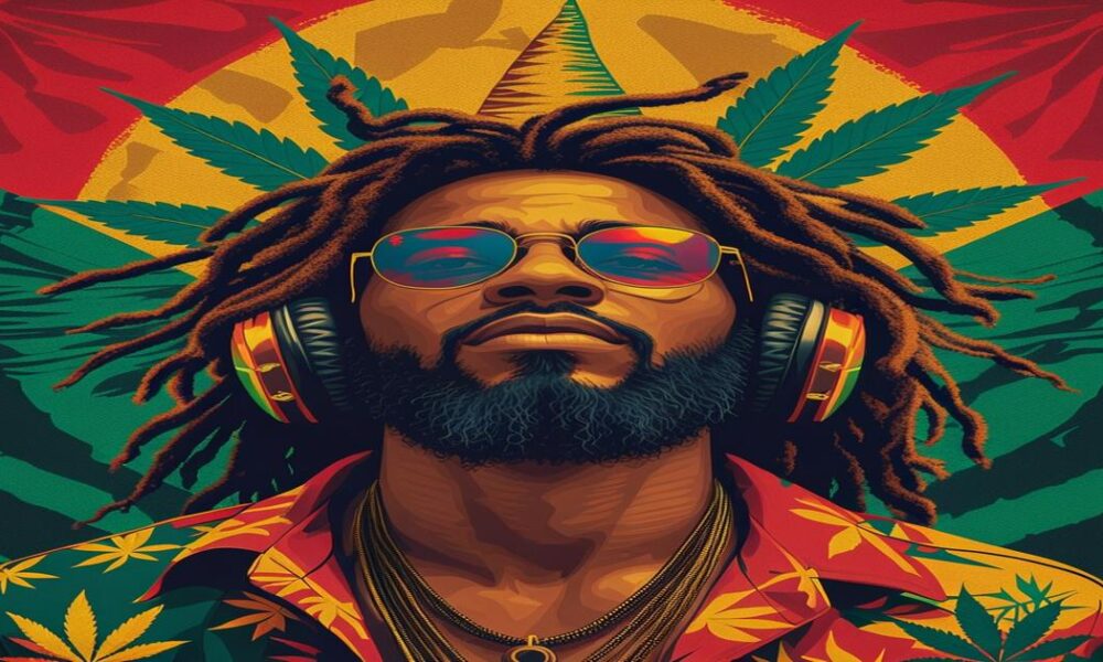 AI-generated image to illustrate For Smoke a J's content.