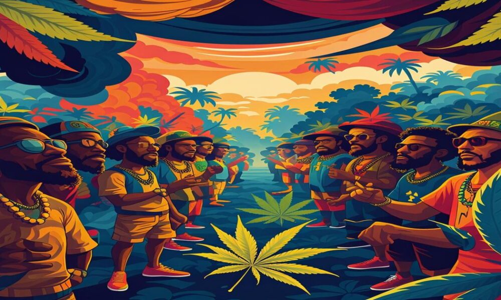 AI-generated image to illustrate For Smoke a J's content.