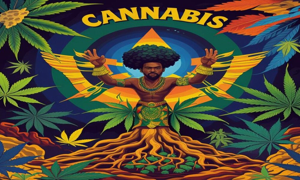 AI-generated image to illustrate For Smoke a J's content.