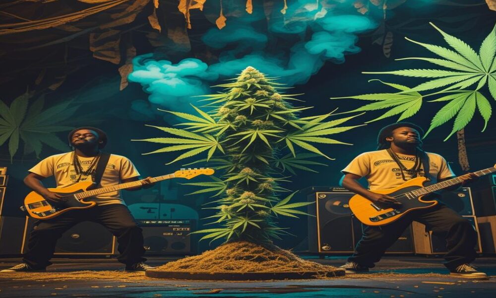 AI-generated image to illustrate For Smoke a J's content.