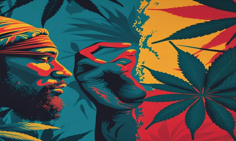 AI-generated image to illustrate For Smoke a J's content.