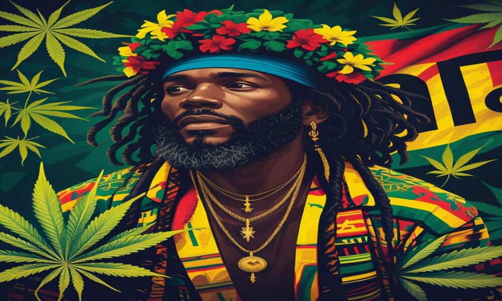 AI-generated image to illustrate For Smoke a J's content.