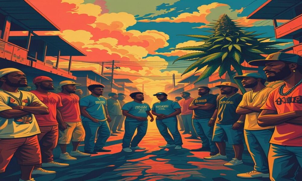 AI-generated image to illustrate For Smoke a J's content.