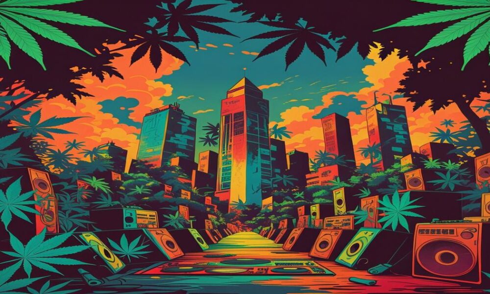 AI-generated image to illustrate For Smoke a J's content.