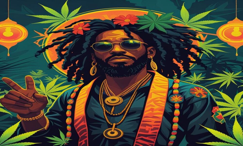 AI-generated image to illustrate For Smoke a J's content.