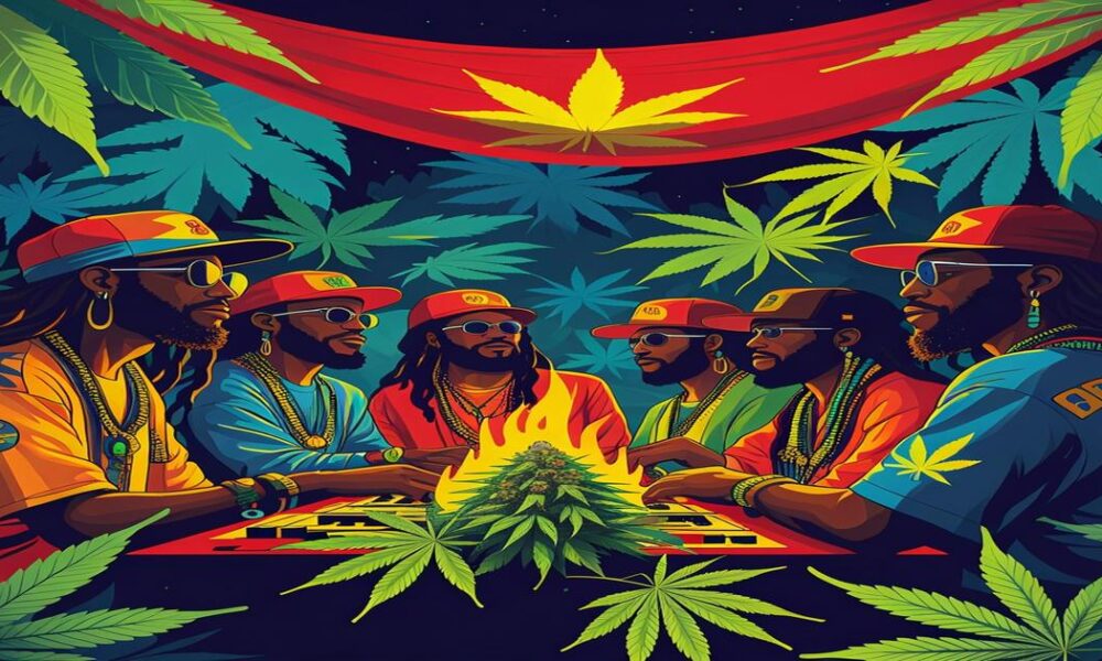 AI-generated image to illustrate For Smoke a J's content.