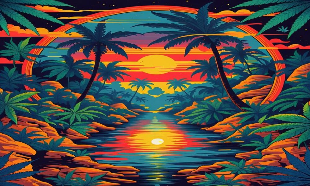 AI-generated image to illustrate For Smoke a J's content.