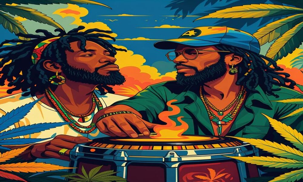 AI-generated image to illustrate For Smoke a J's content.