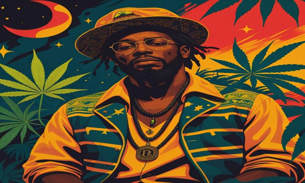 AI-generated image to illustrate For Smoke a J's content.