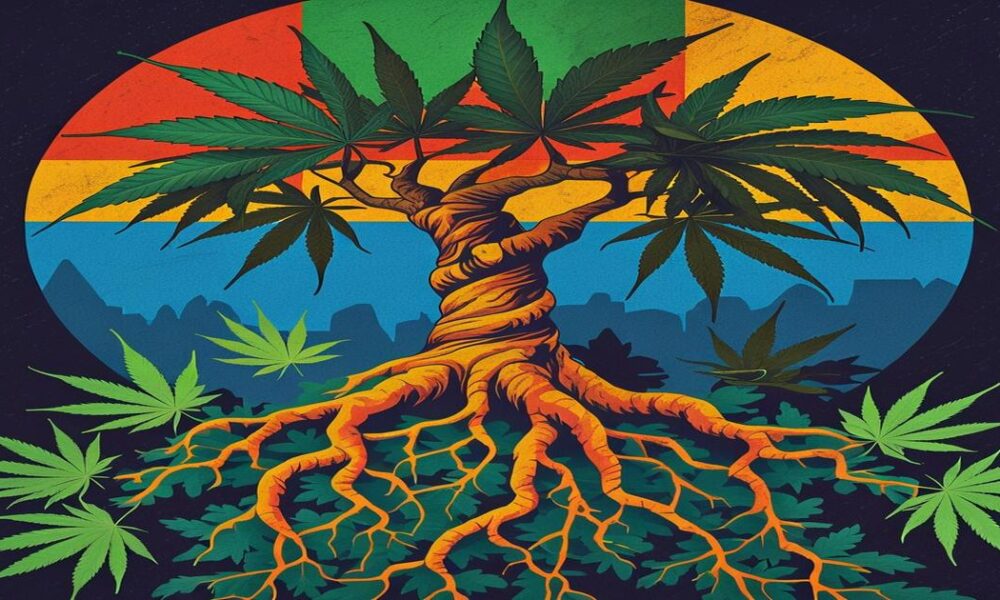 AI-generated image to illustrate For Smoke a J's content.