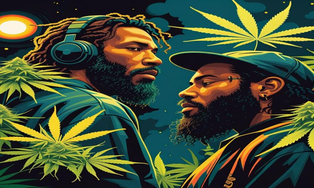 AI-generated image to illustrate For Smoke a J's content.