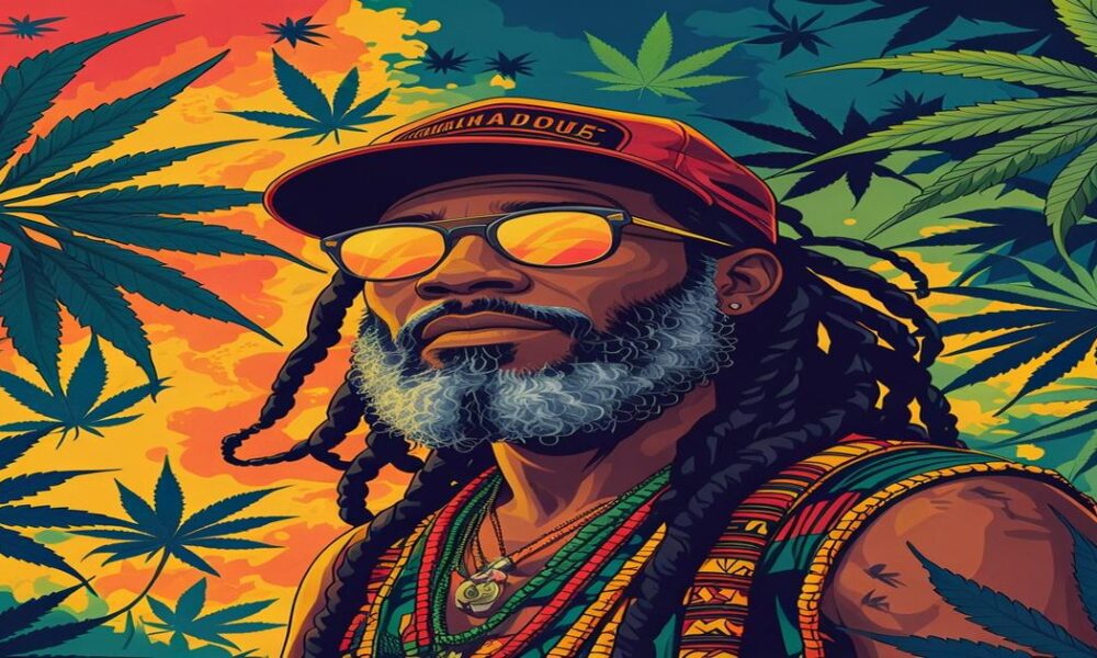 AI-generated image to illustrate For Smoke a J's content.