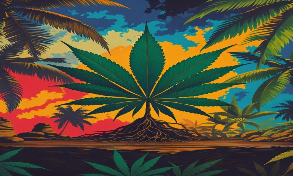 AI-generated image to illustrate For Smoke a J's content.