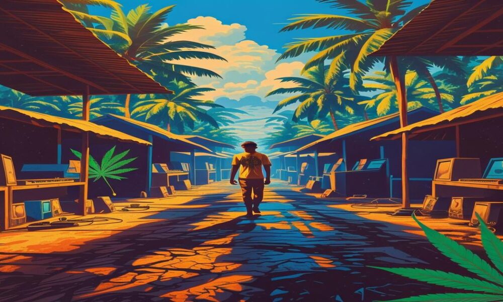 AI-generated image to illustrate For Smoke a J's content.