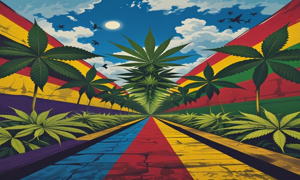 AI-generated image to illustrate For Smoke a J's content.