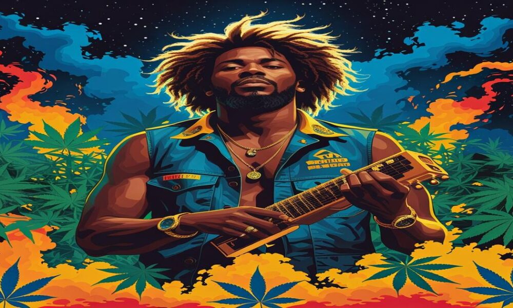 AI-generated image to illustrate For Smoke a J's content.