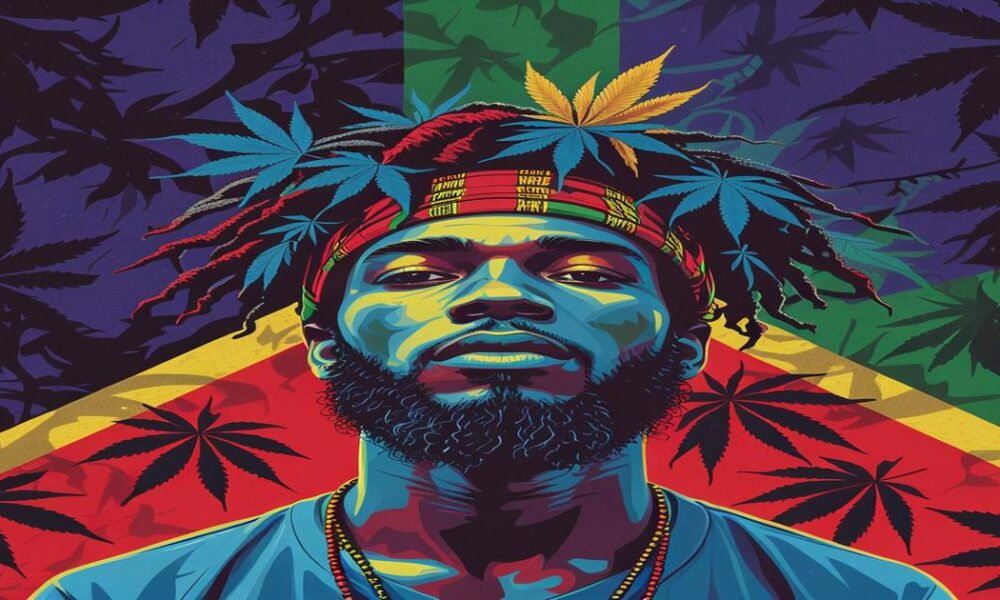 AI-generated image to illustrate For Smoke a J's content.