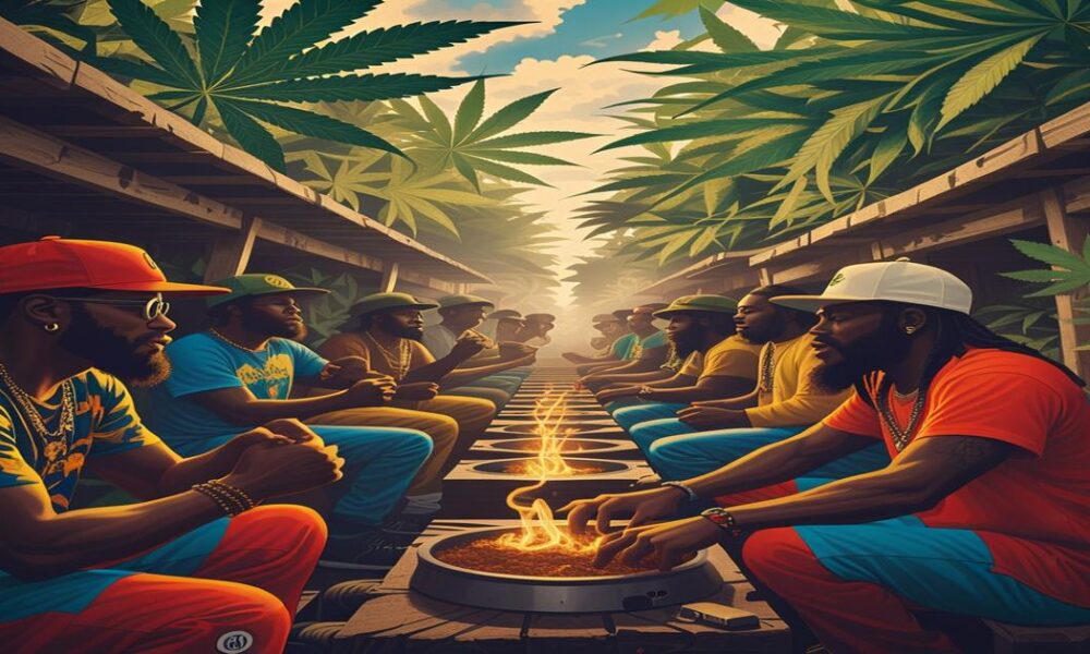 AI-generated image to illustrate For Smoke a J's content.