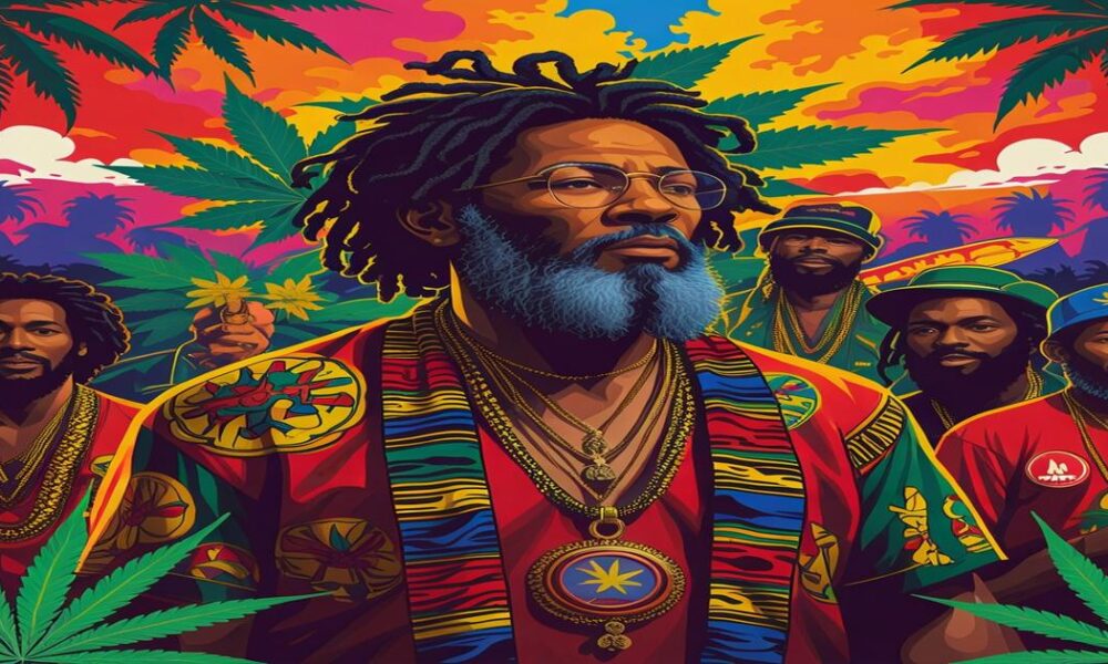 AI-generated image to illustrate For Smoke a J's content.