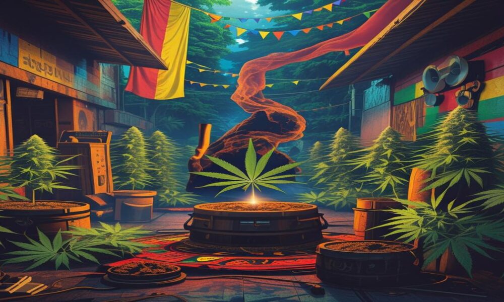 AI-generated image to illustrate For Smoke a J's content.