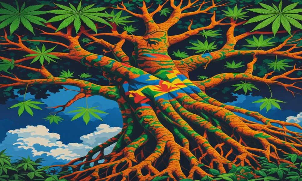 AI-generated image to illustrate For Smoke a J's content.