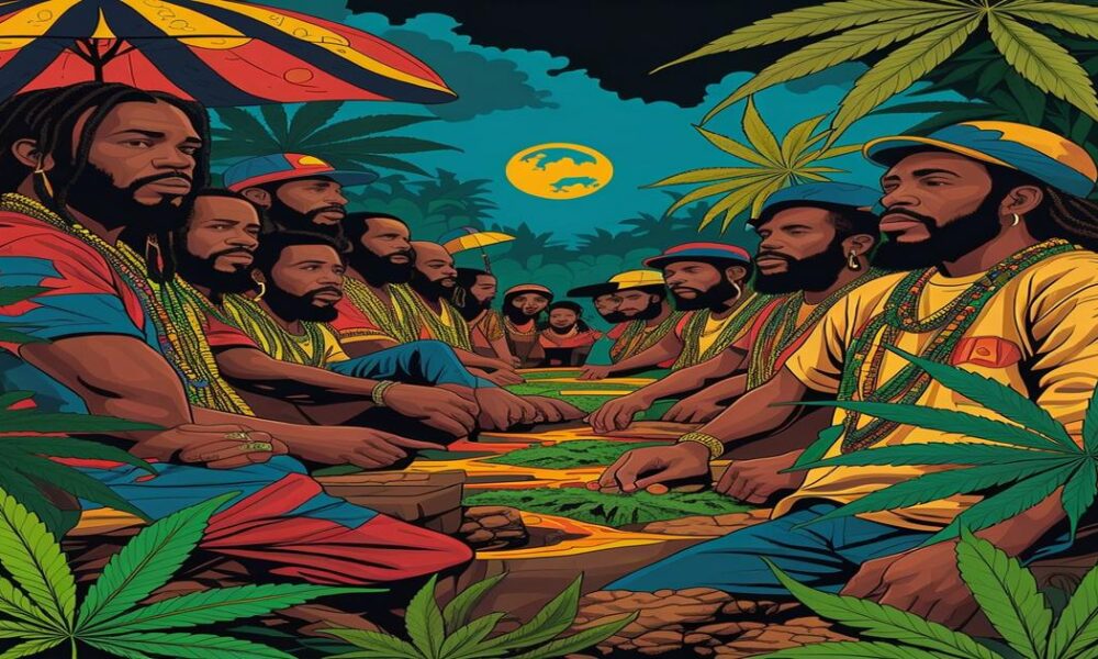 AI-generated image to illustrate For Smoke a J's content.