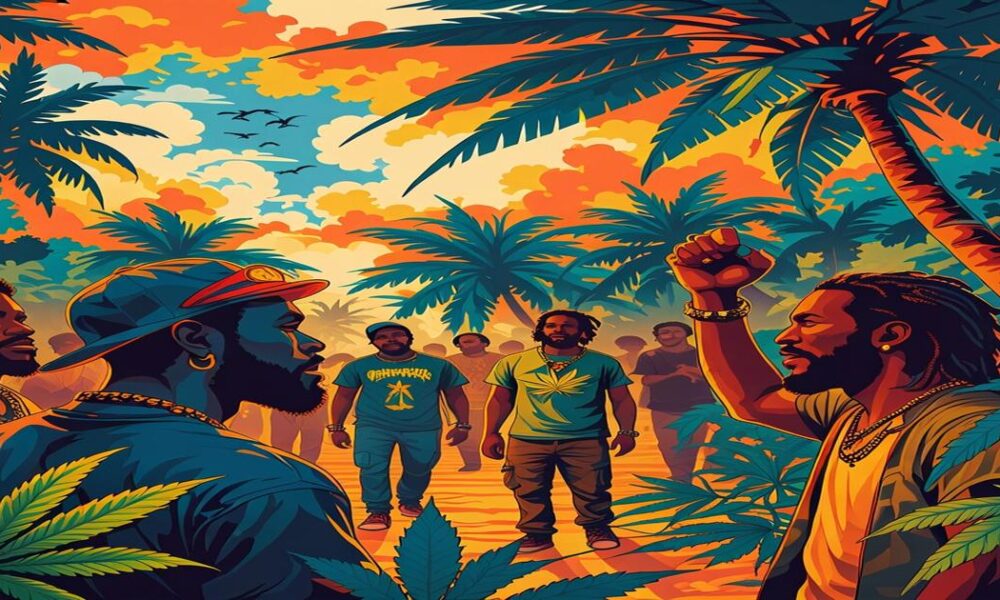 AI-generated image to illustrate For Smoke a J's content.