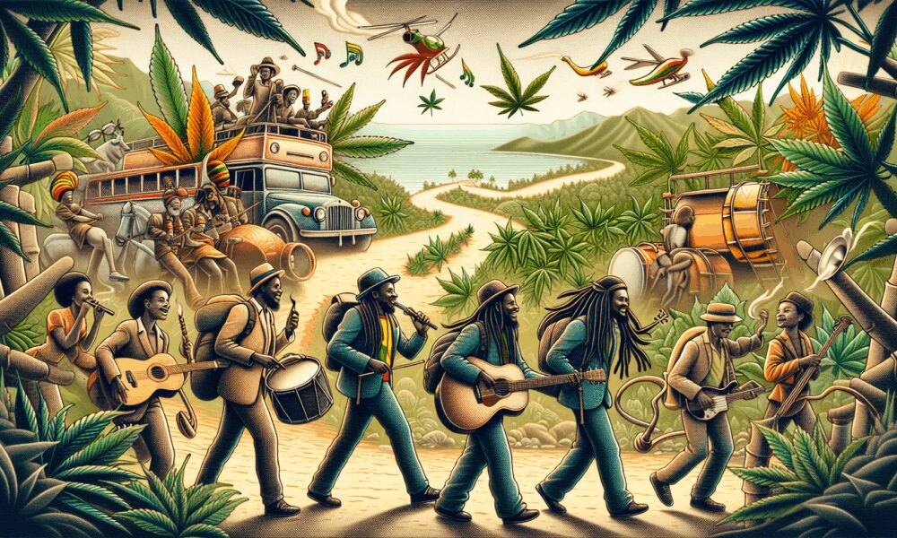 AI-generated image to illustrate For Smoke a J's content.