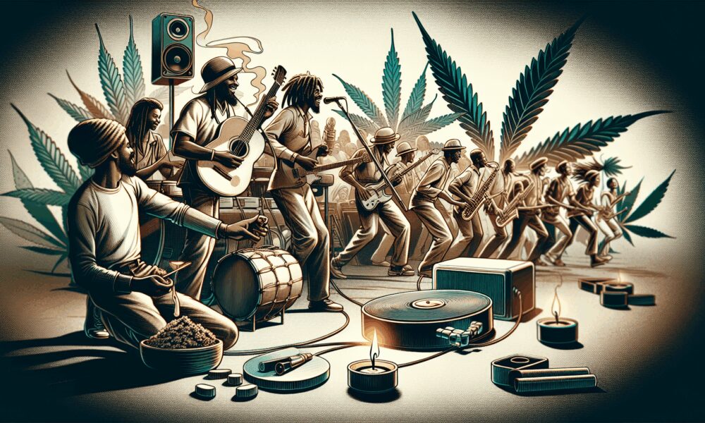 AI-generated image to illustrate For Smoke a J's content.