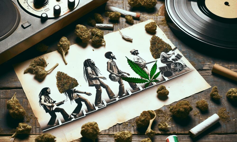 AI-generated image to illustrate For Smoke a J's content.