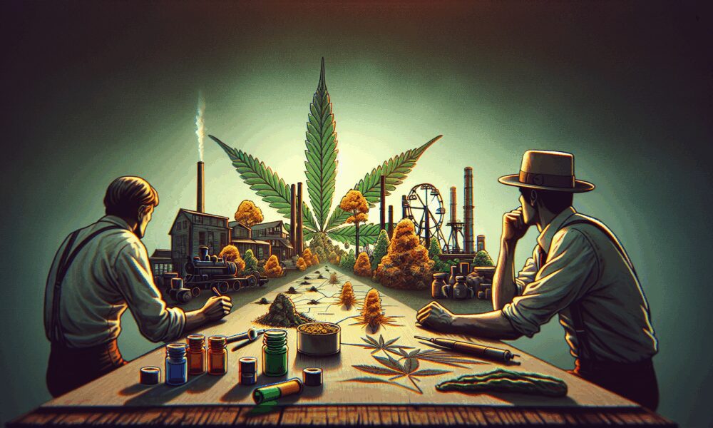 AI-generated image to illustrate For Smoke a J's content.