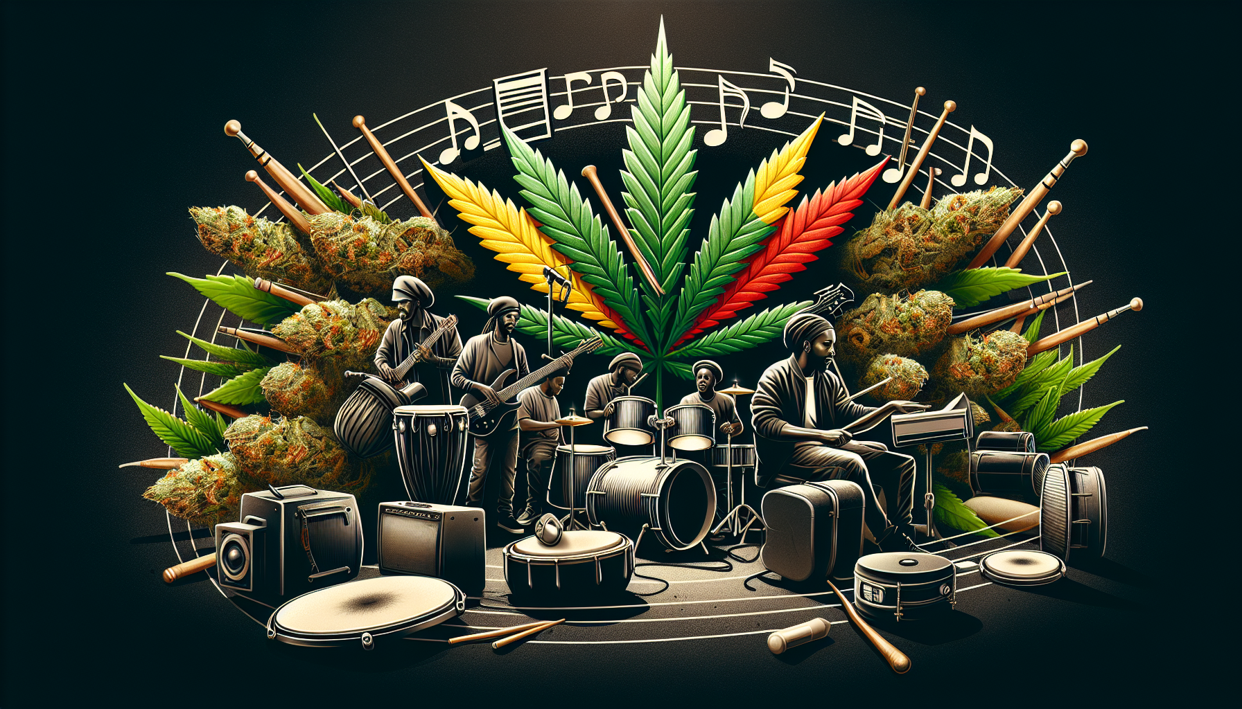 AI-generated image to illustrate For Smoke a J's content.