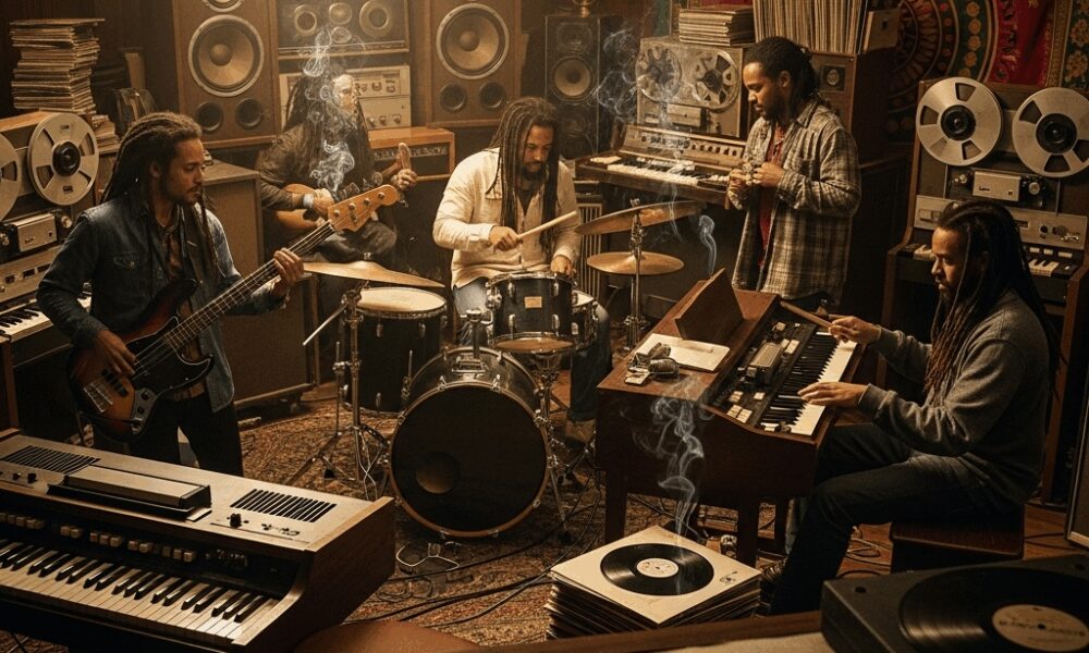 AI-generated image to illustrate For Smoke a J's content.