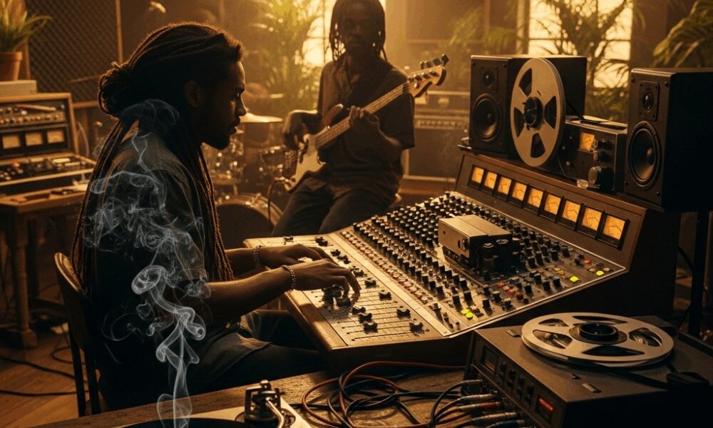 AI-generated image to illustrate For Smoke a J's content.