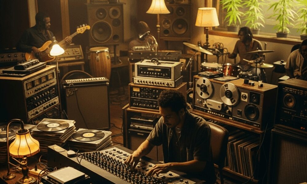 AI-generated image to illustrate For Smoke a J's content.