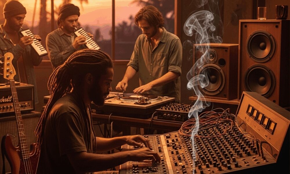 AI-generated image to illustrate For Smoke a J's content.