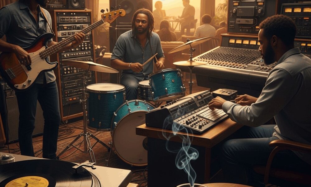 AI-generated image to illustrate For Smoke a J's content.