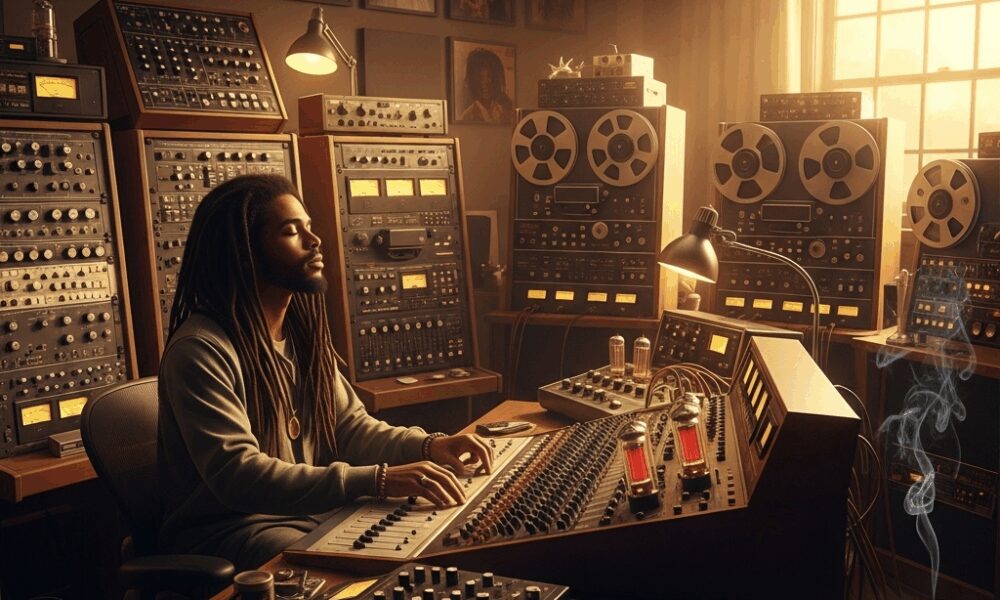 AI-generated image to illustrate For Smoke a J's content.